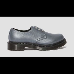Silver Doc Martens Oxfords